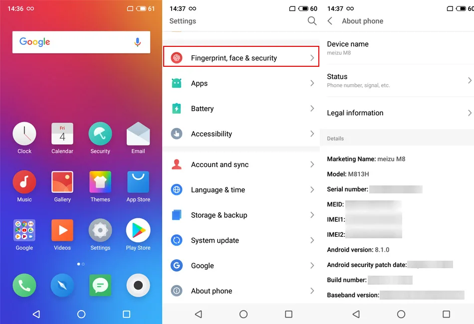 Глобальная версия, Meizu M8 V8, 4 ГБ, 64 ГБ rom, мобильный телефон MTK Helio P22, четыре ядра, 5,7 дюймов, 18:9, полный экран, разблокировка отпечатков пальцев