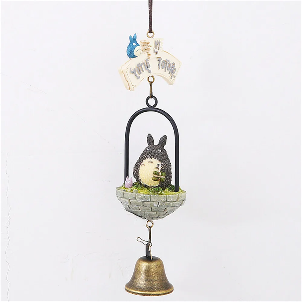 TOTORO Windbell ветровой колокольчик ПВХ экшн фигурка Коллекционная модель из смолы