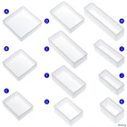 Силиконовая форма сделай сам квадратная прямоугольная акриловая зеркальная форма для украшения ювелирных изделий