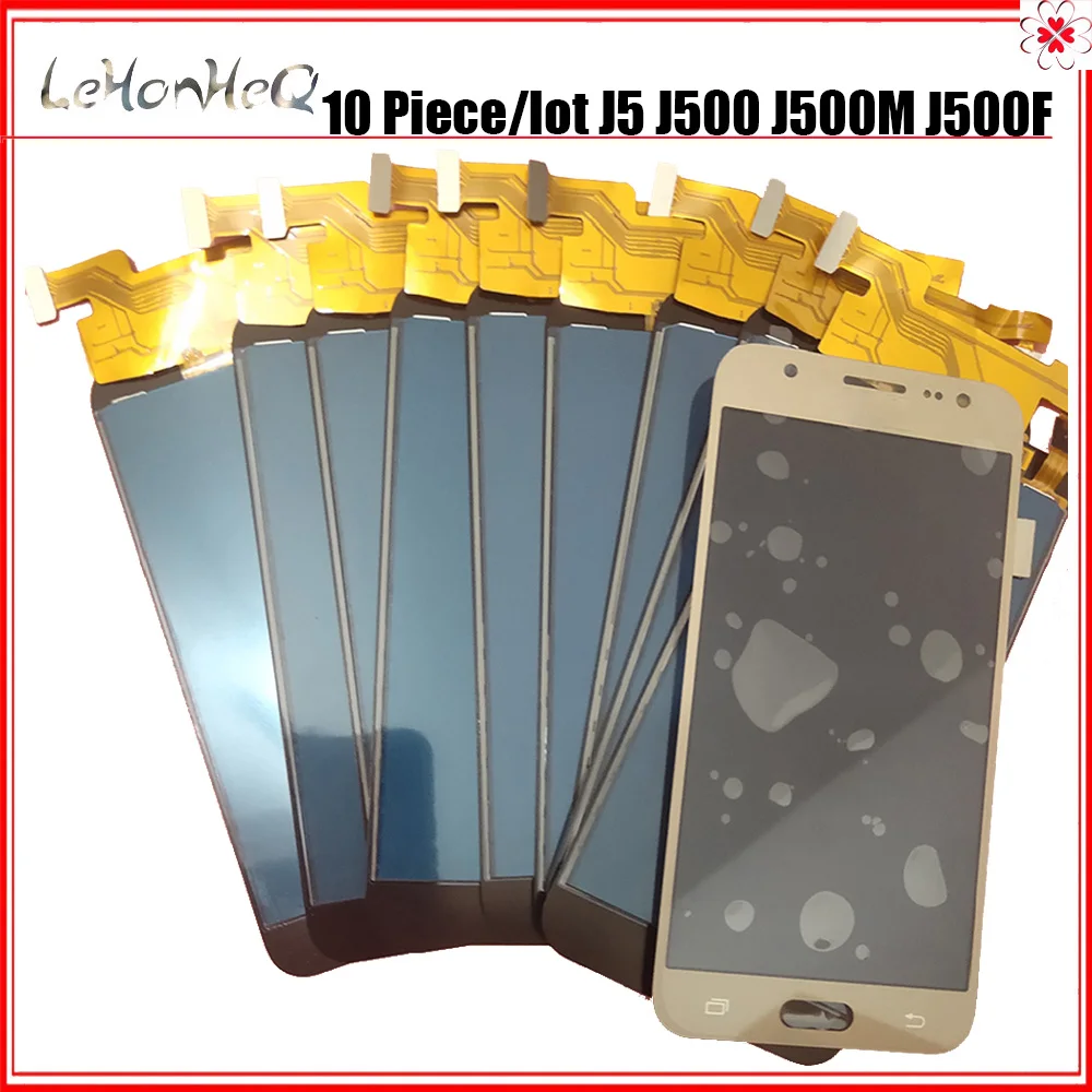 10 шт. в партии J500 ЖК-дисплей для samsung J5 J500 J500F J500G ЖК-дисплей с сенсорным экраном дигитайзер сборка для samsung J5 J500 Лот