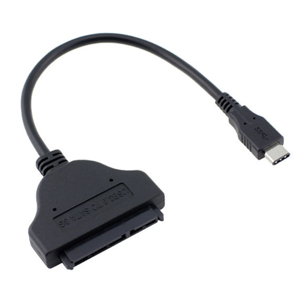 Кабель-адаптер USB 3 1 Type C на SATA 22pin внешний жесткий диск 2 5 дюйма конвертер для