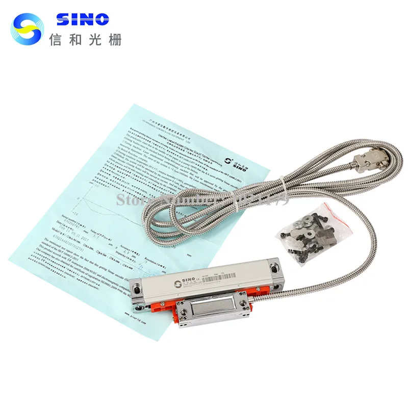 Sino SDS2MS 2 оси цифровой индикации DRO комплект и 2 шт. SINO KA300 линейная шкала линейный энкодер измерительной линейки