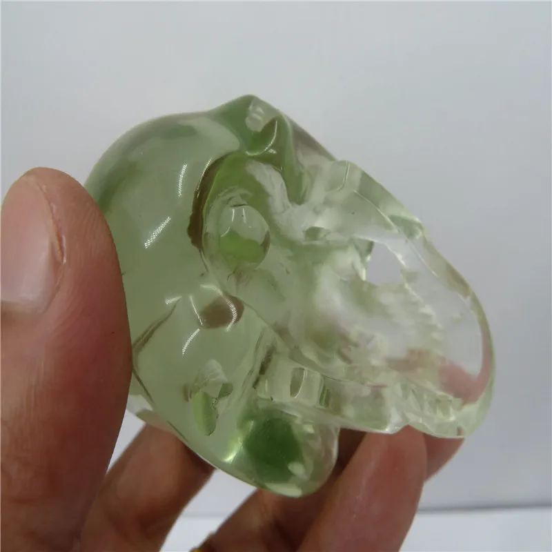 Smelting QUARTZ Crystal skull HEALING christmas decorations for home T41 | Stones