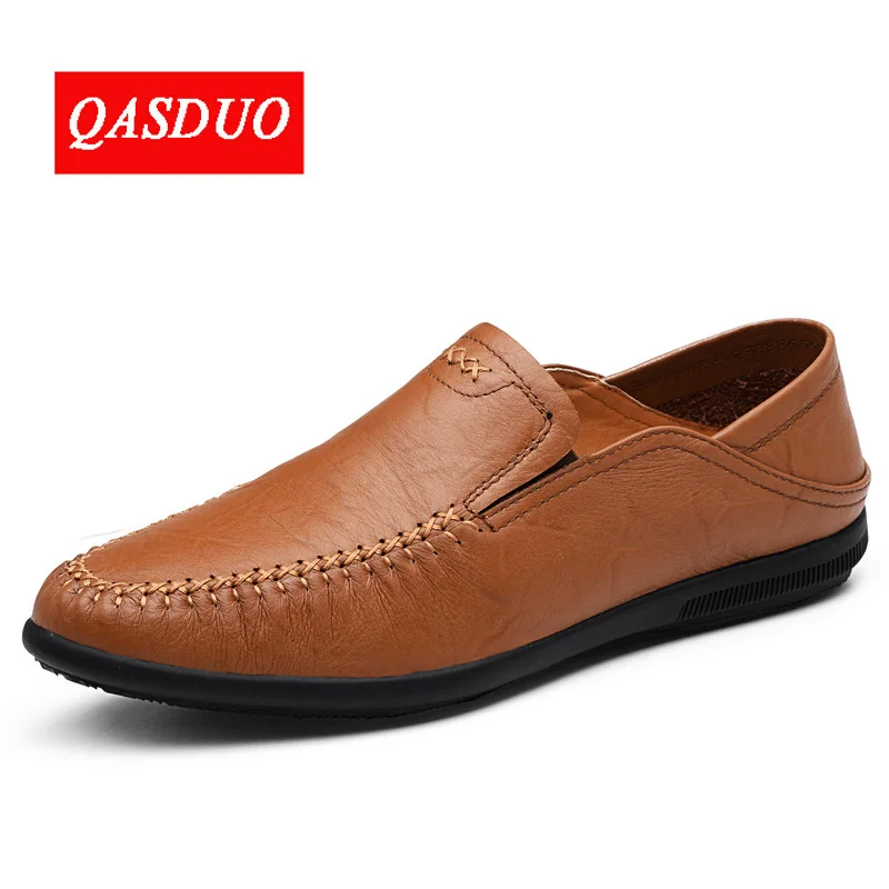 Мужская обувь Лоферы 2018 летняя кожаная мужские итальянские мокасины ручной