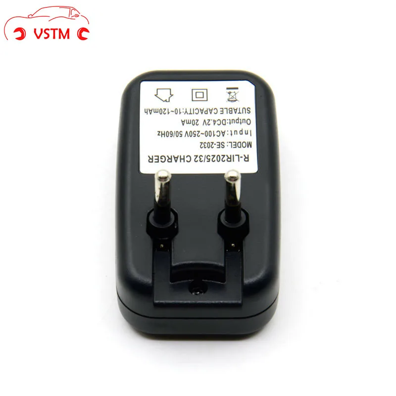

3.6V CR2032 LIR2032 LIR2025 Coin Button Cell rechargeable lithium battery Travel Charger