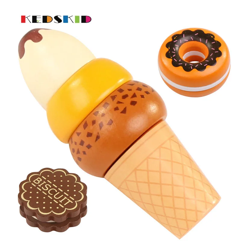 Одиночная продажа высококачественные кухонные игрушки для нарезки фруктов и