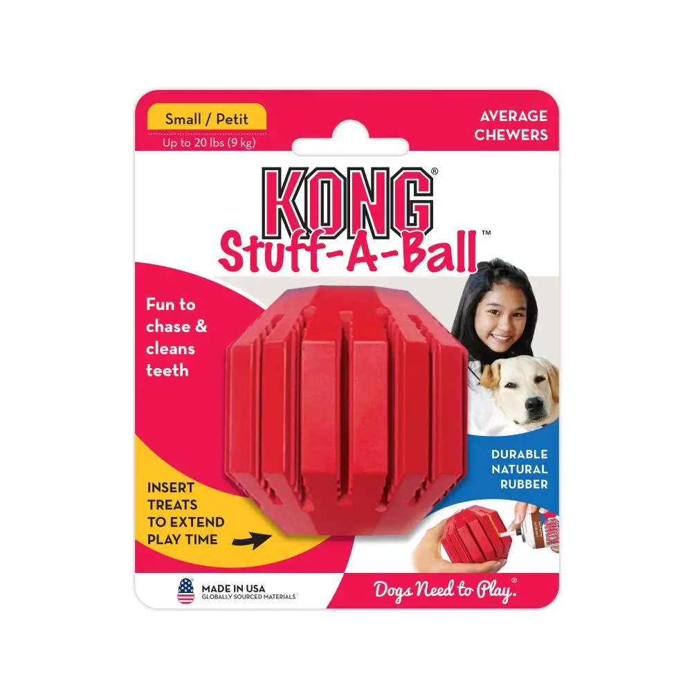 KONG Stuff-A-Ball игрушка для собак и лакомство наполнитель молярный шар
