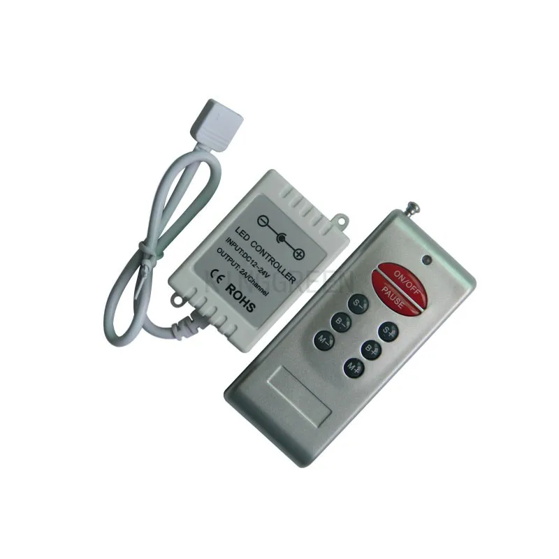 

5X high quality RF 8 key RGB LED controller free shipping