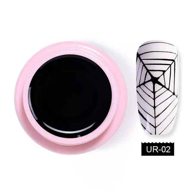 5ml UR02 Ur Sugar 7 мл проволока для рисования ногтей гель лак для рисования Гель лак для вытягивания шелк паук Креативный ногтей художественный Гель-лак для ногтей 30 цветов - Цвет: 5ml UR02