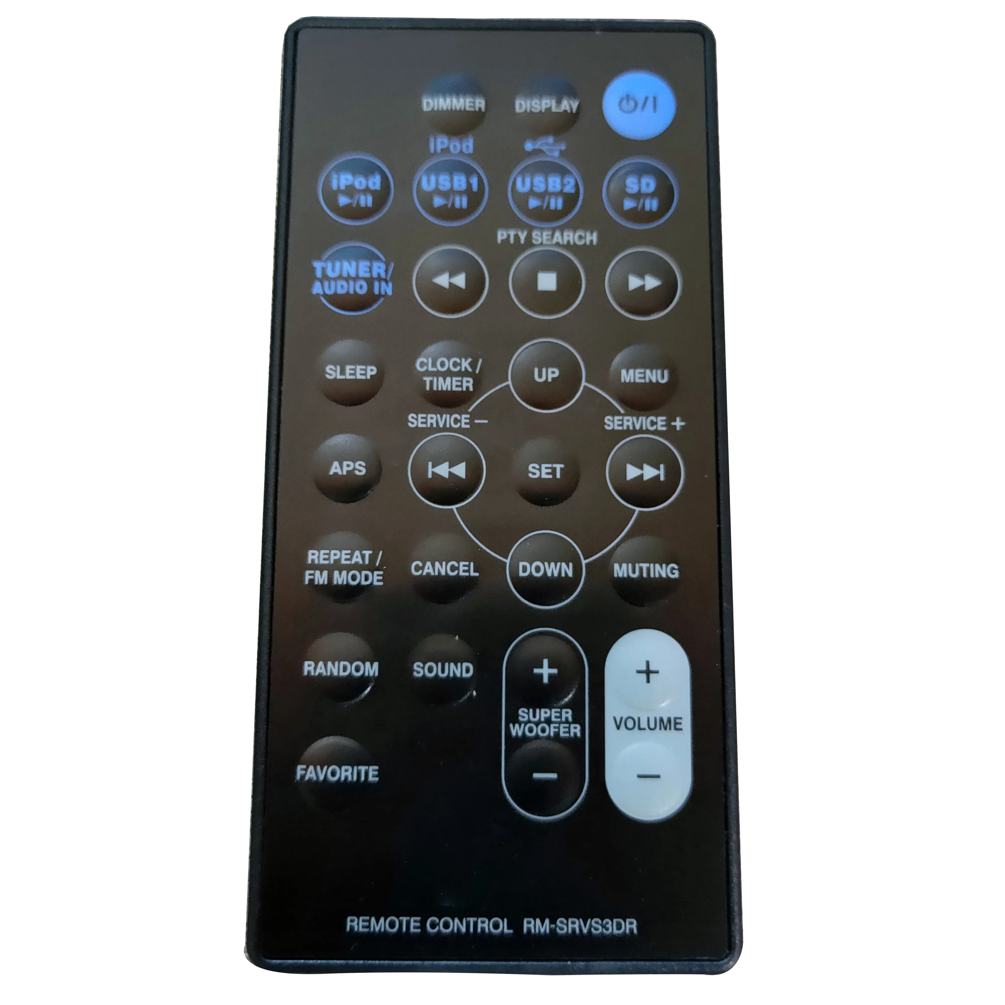Б/у для JVC RM-SRVS5A RM-SRVS3DR домашний аудио пульт дистанционного управления