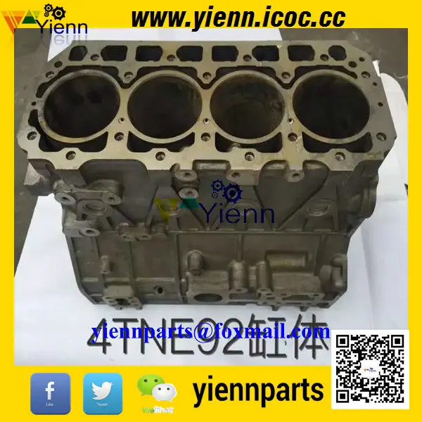 Yanmar 4TNE92 блок цилиндров 729904 01560 для экскаватора и вилочного погрузчика HRJ BRTL