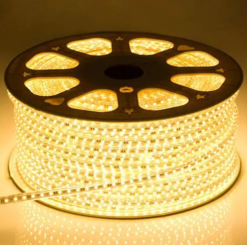 

led strip light smd5050 led flexible light 60leds m AC110V waterproof 6 Colors cuttable LED strips with power plug