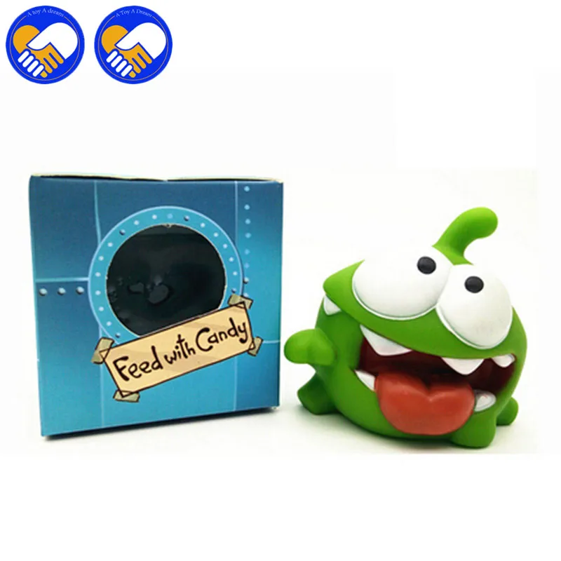 Игрушка мечты, 7 шт., детские игрушки, подлинные плюшевые игрушки Om Nom со звуком