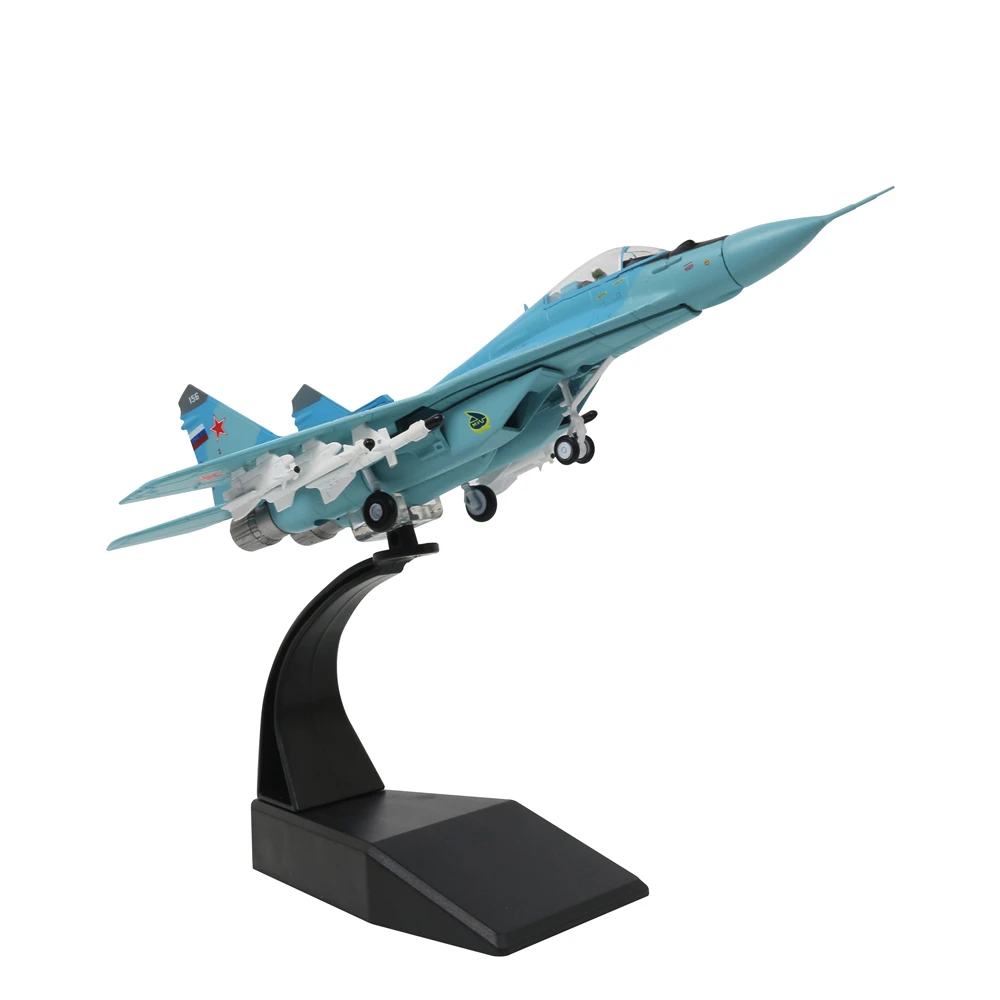 1/100 весов российский ВВС MiG 29 светильник Боевая модель литья под давлением