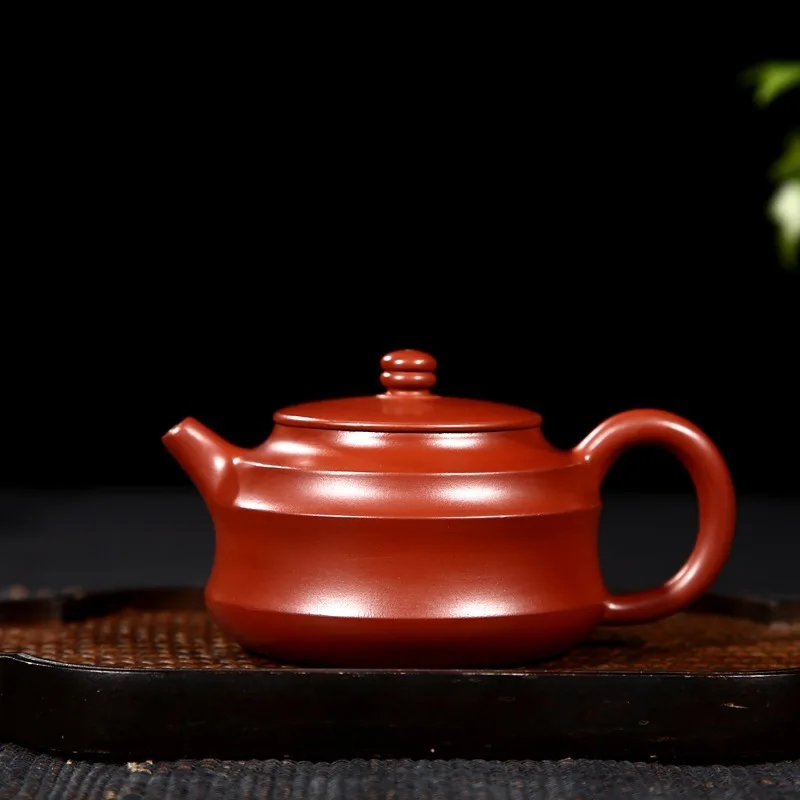 

Yixing recommended authentic undressed ore dahongpao wheel pot 210 cc famous ChanFangChun all hand pot