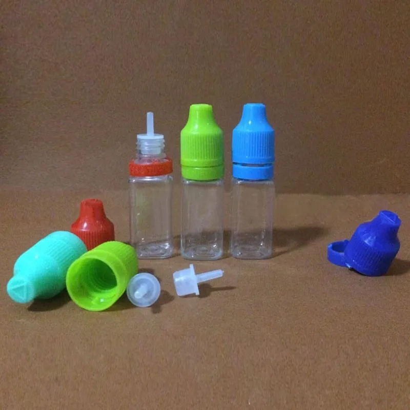 Прозрачная электронная лампа 15 мл с защитой от детей и крышкой