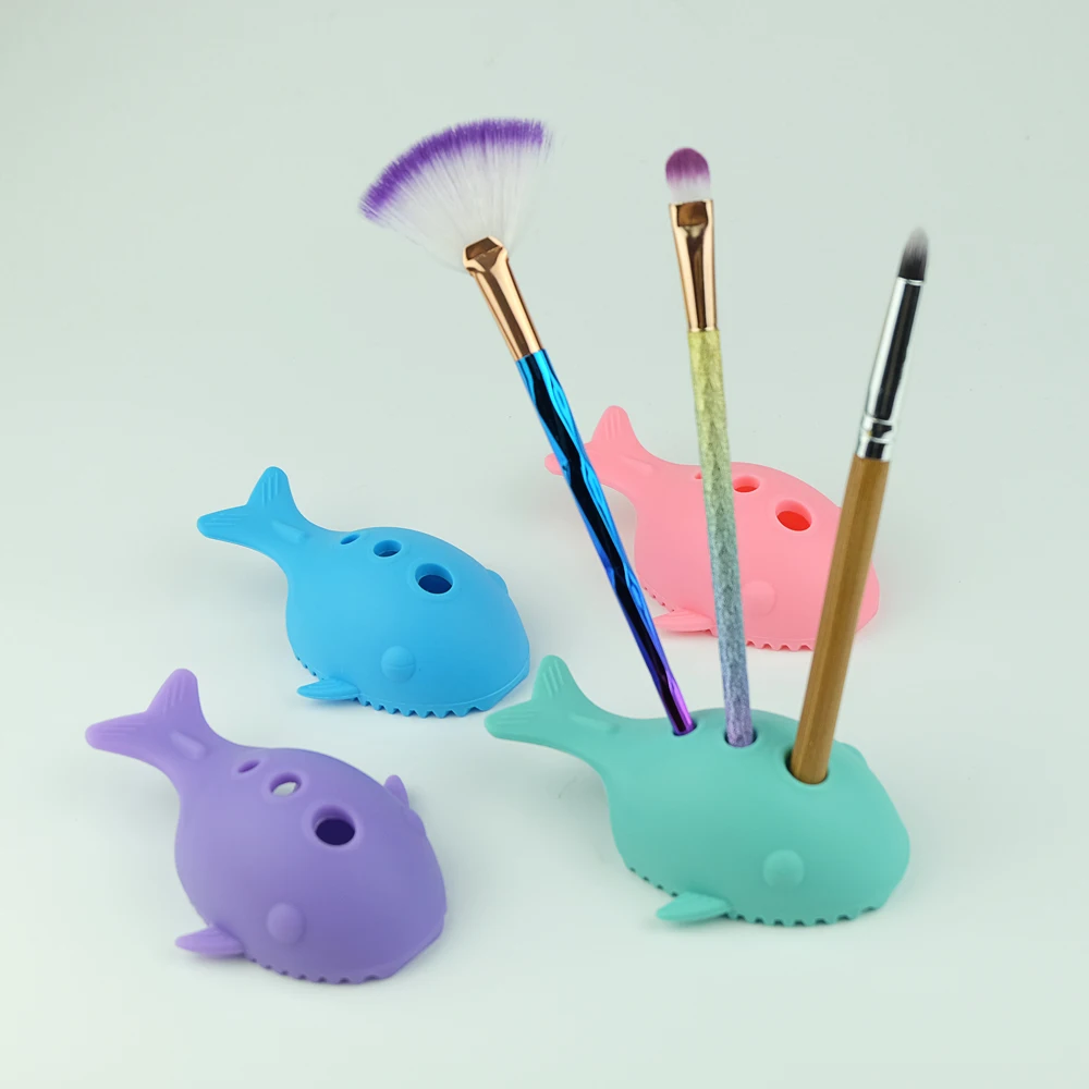 Красочные Силиконовые кисти для макияжа моющие чистящие инструменты