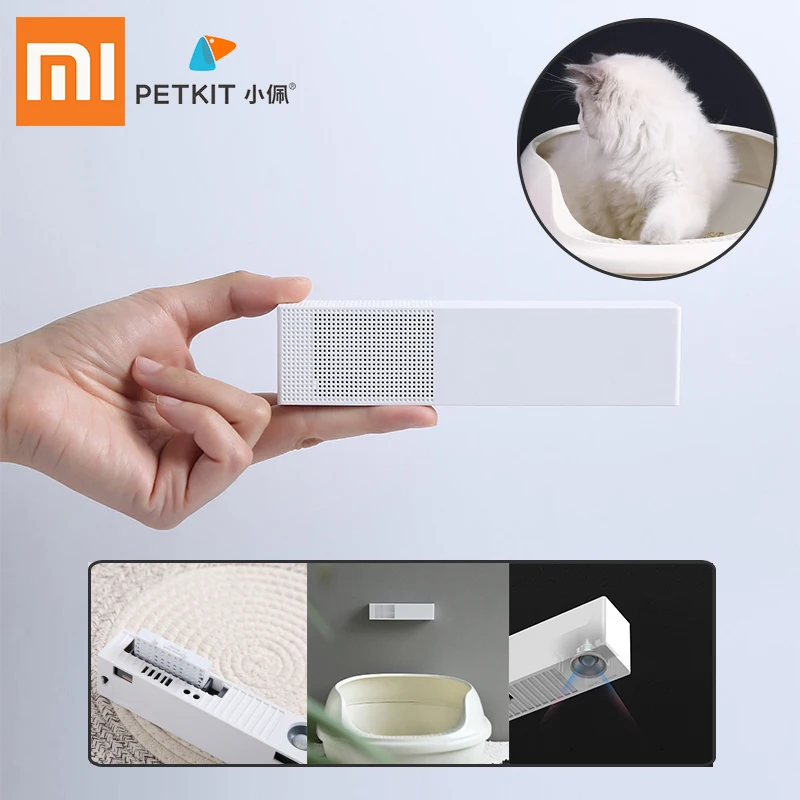 Xiaomi Petkit умный дезодорант для домашних животных, домашний безвредный мини-дезодорант для удаления запаха, запах мочи, кошачий наполнитель с умным сенсором