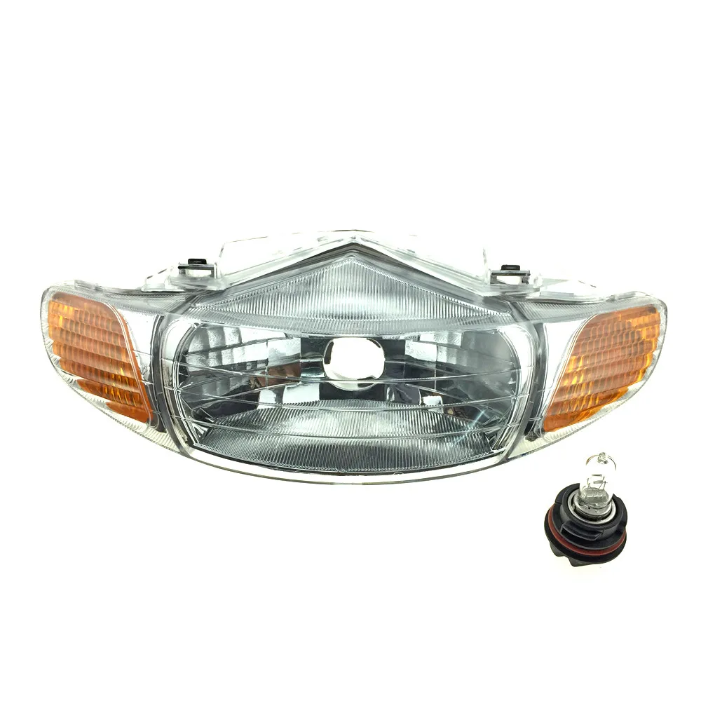Для HONDA DIO Z4 AF54-56 ZX AF35 новая модель мотороллер фара в сборе Передний светильник в сборе светильник blub PH11 12V40/40W - Цвет: Light white bubble