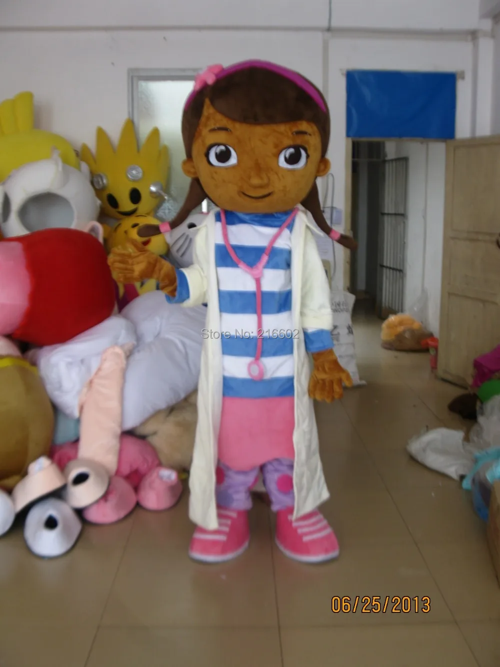 Doctor mascot costume Doctor adult size mascot costume Doctor mascot costume