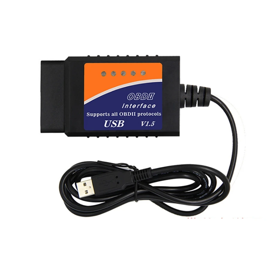 Чип ELM327 USB V1.5 PIC18F25K80 для Windows поддерживает все протоколы OBD2 прошивка ELM 327