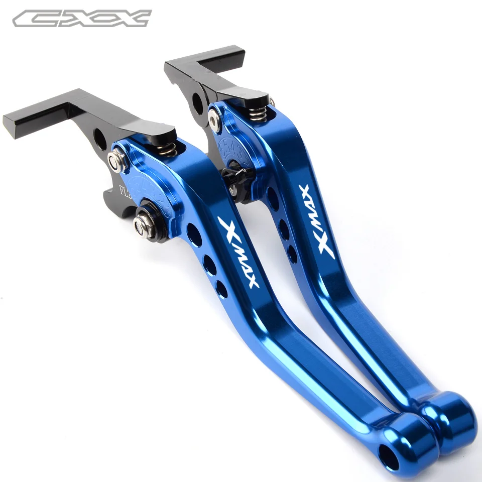 For YAMAHA XMAX 300 2017 2018 xmax300 Adjustable short Brake Clutch Levers with logo | Автомобили и мотоциклы