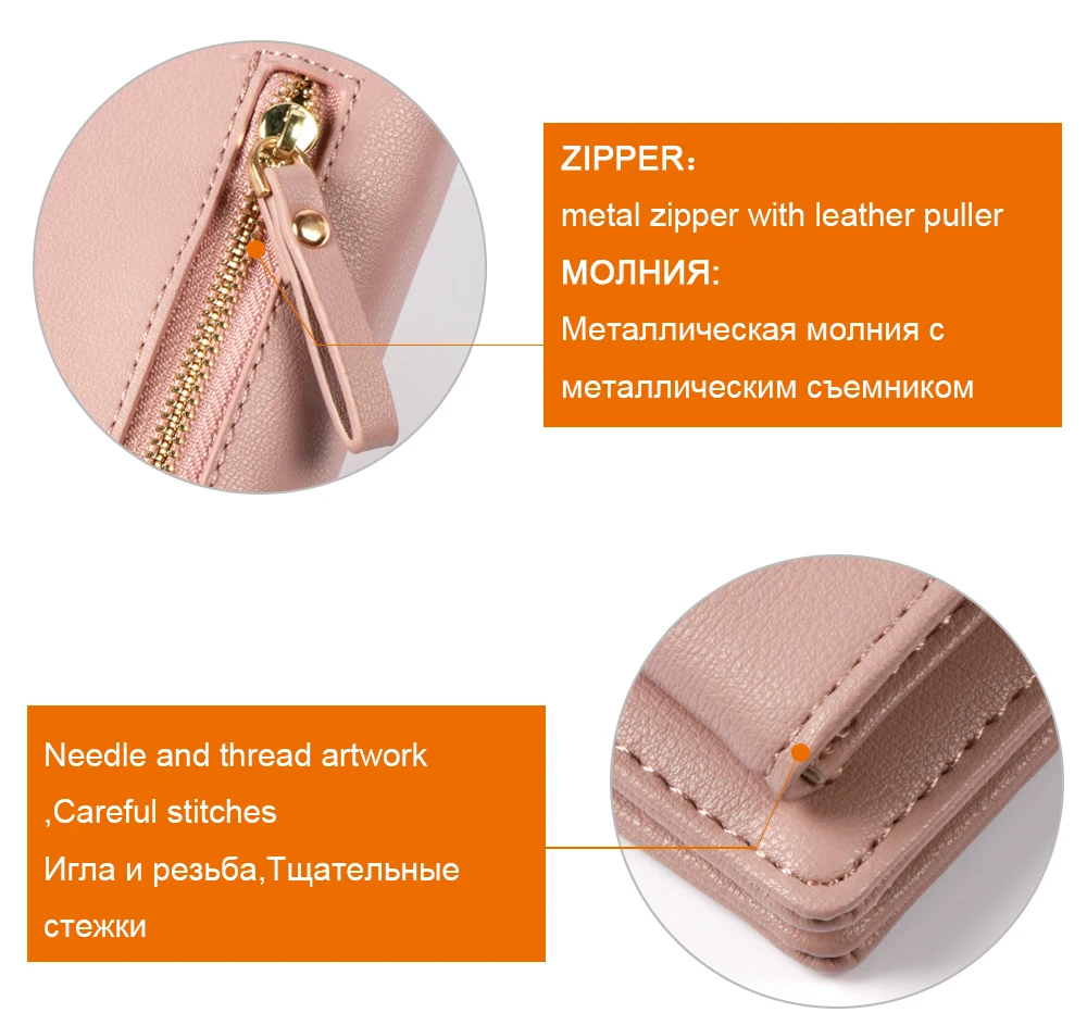 Pearl Angeli женский кошелек для кредитных карт с блокировкой RFID, маленькая дамская сумочка через плечо для сотового телефона, женские кошельки Portefeuille Femme
