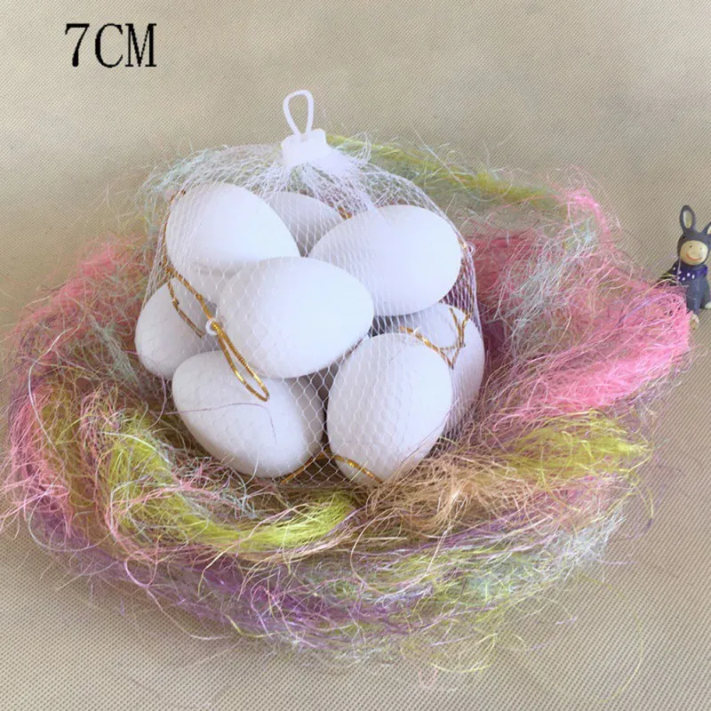 10-20 шт пасхальные цветные искусственные яйца DIY граффити окрашенные имитационное