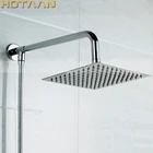 Бесплатная доставка хромированный настенный латунный душевой + ультратонкая квадратная 8 