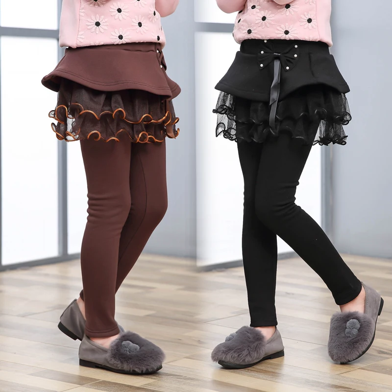 Леггинсы для маленьких девочек принцесс новинка 2019 зимние модные однотонные