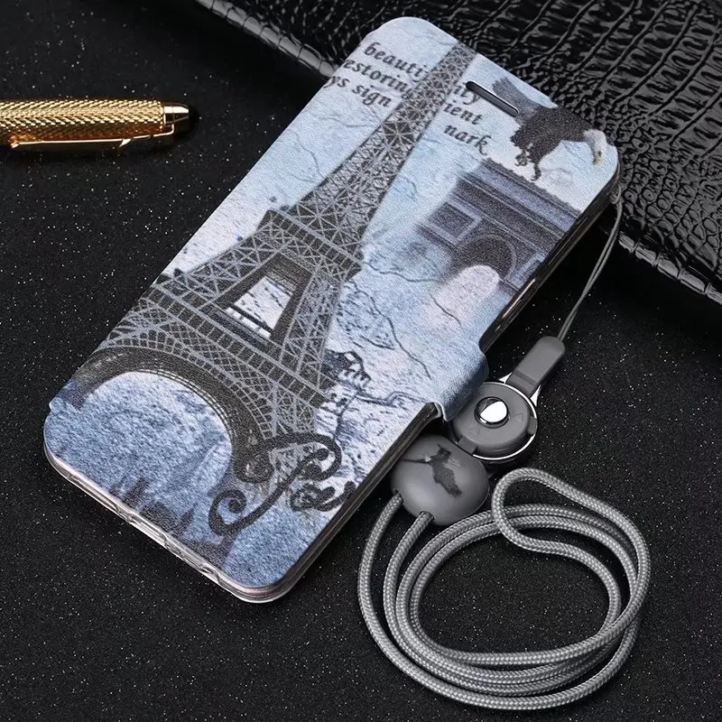 Кожаный чехол для OPPO A79 милый с откидной крышкой и подставкой A73 A73T F5 Oppo F3 ремешком