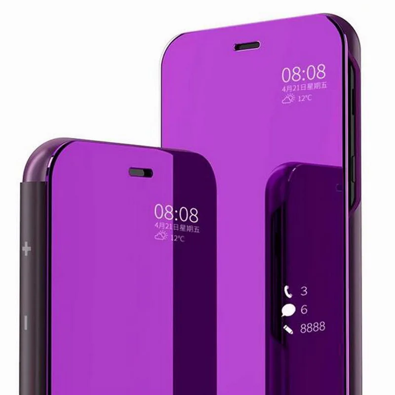 NOWAL Роскошные Смарт-зеркало Clear View Флип Чехол для Xiaomi Note 5 Pro 4 5A покрытие стенд