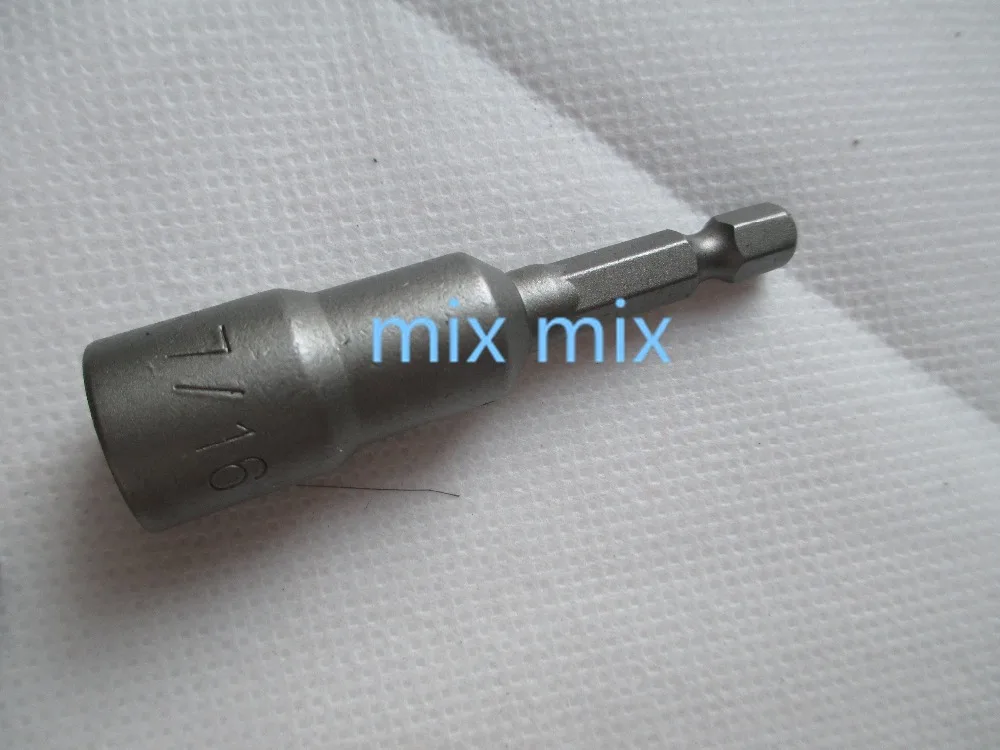 Fixmee 1/4 &quot3/8&quot 5/16 &quot7/16&quot Шестигранная Гайка Драйвер набор гнездо адаптера
