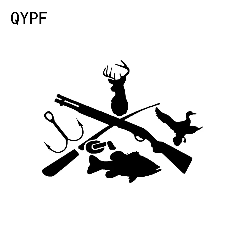QYPF 14 9*11 4 см мода рыбалка охота стрельба из лука украшение автомобиля