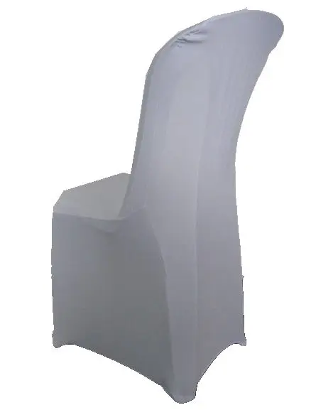 white Пластиковые чехлы для стульев для свадьбы из лайкры - Цвет: white