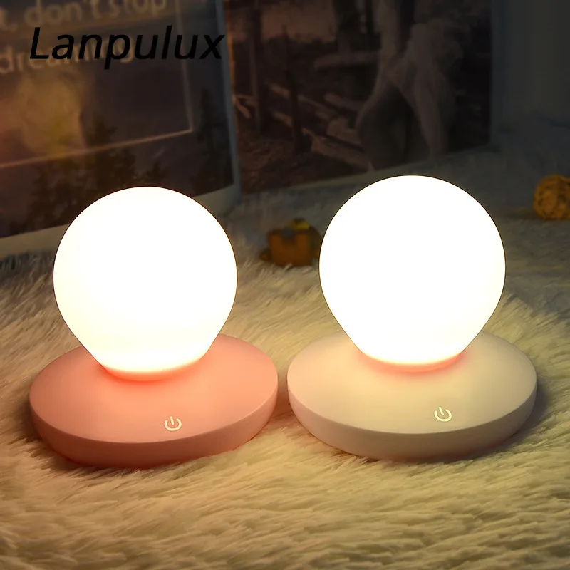 Lanpulux Романтический светодиодный ночник розовый с регулируемой яркостью