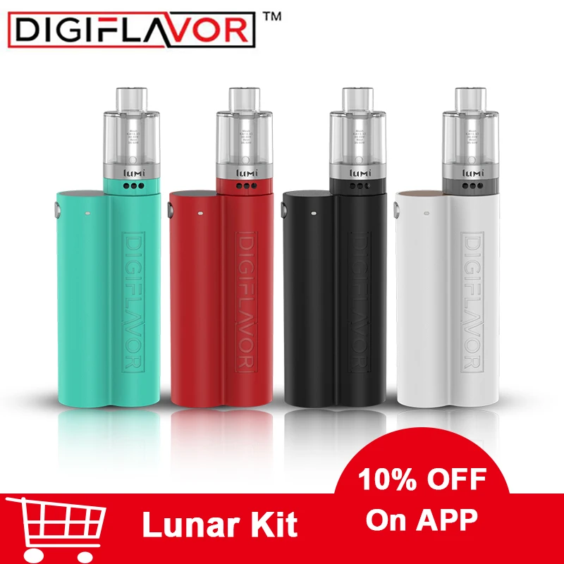 Digiflavor Lunar Kit 2 мл/4 мл набор для начинающих чипсета AS подходит Supermesh KA1 Coil vs Flint kit