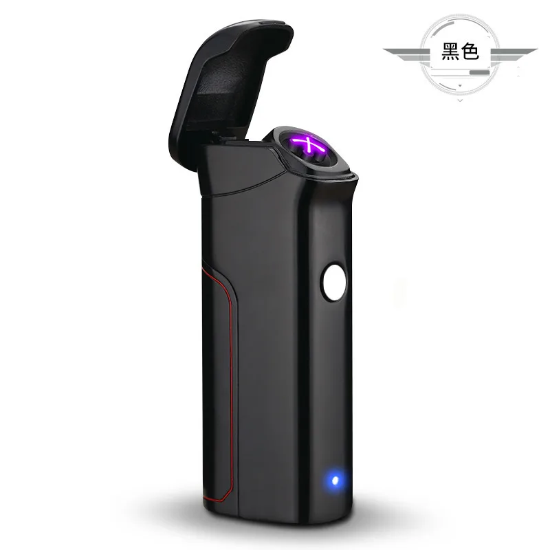 Новейшая двухдуговая Зажигалка USB ветрозащитная Электронная зажигалка для людей