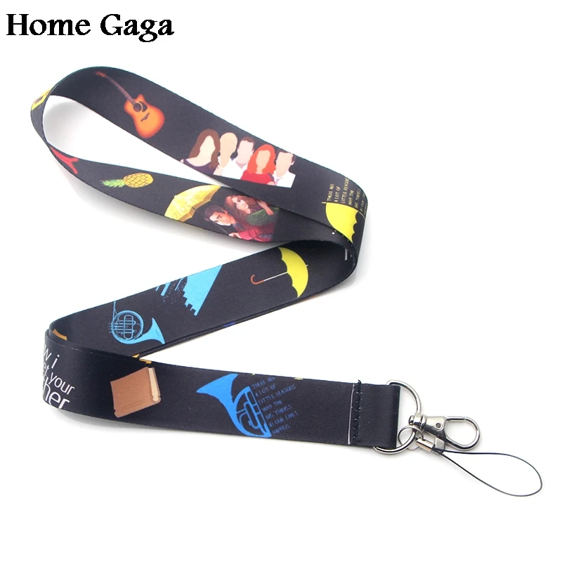 Homegaga Как я встретил вашу брелок i'm your Mother шнур для ID тесьма ленты шейный ремешок эмблема на ткани держатель телефона Ожерелье Аксессуар D1681