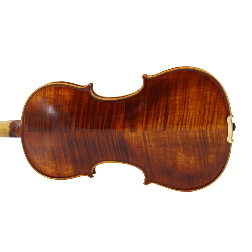 TONGLING Handmade Advanced Violin Oil Varnish Naturel Flamed Maple 4/4 Spruce Plate Ebony Parts w/ Bow Case Tuner | Спорт и