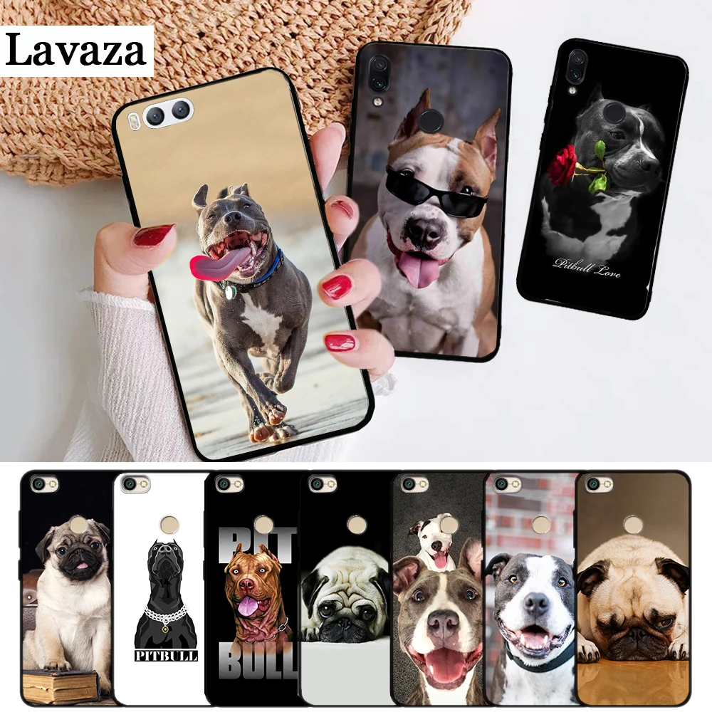 Силиконовый чехол Lavaza питбуль для Xiaomi Redmi 4A 4X 5 5A 6 6A 7 7A 8 8A K20 Pro Plus S2 Go | Мобильные