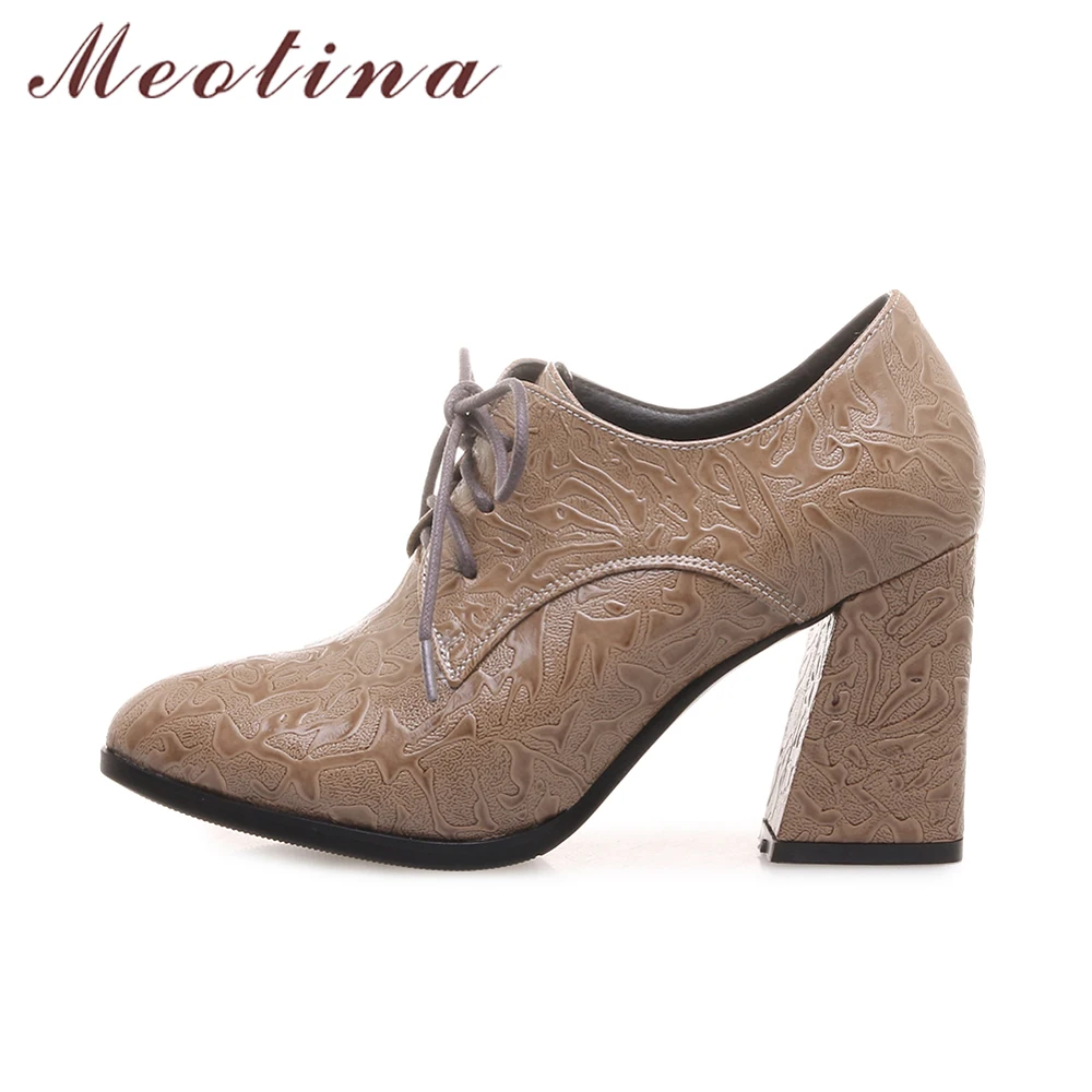 Туфли лодочки женские на высоком каблуке шнуровке 33 43 размера|high heels shoes woman|high heel