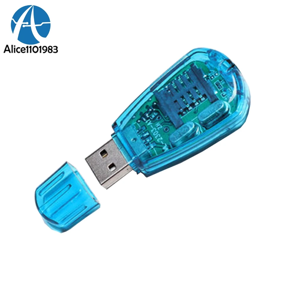 Синий прозрачный USB Мобильный телефон Стандартный считыватель SIM-карт копия Cloner