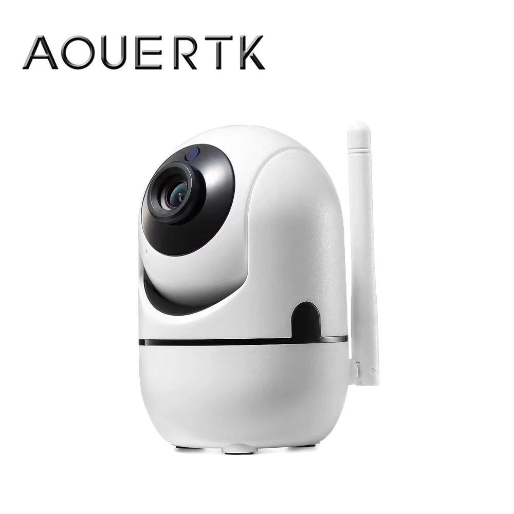 AOUERTK wifi камера с функцией автоматического слежения 1080 P/720 P ночного видения двухсторонняя аудио SD карта слот полный вид wifi видео IP мини камера