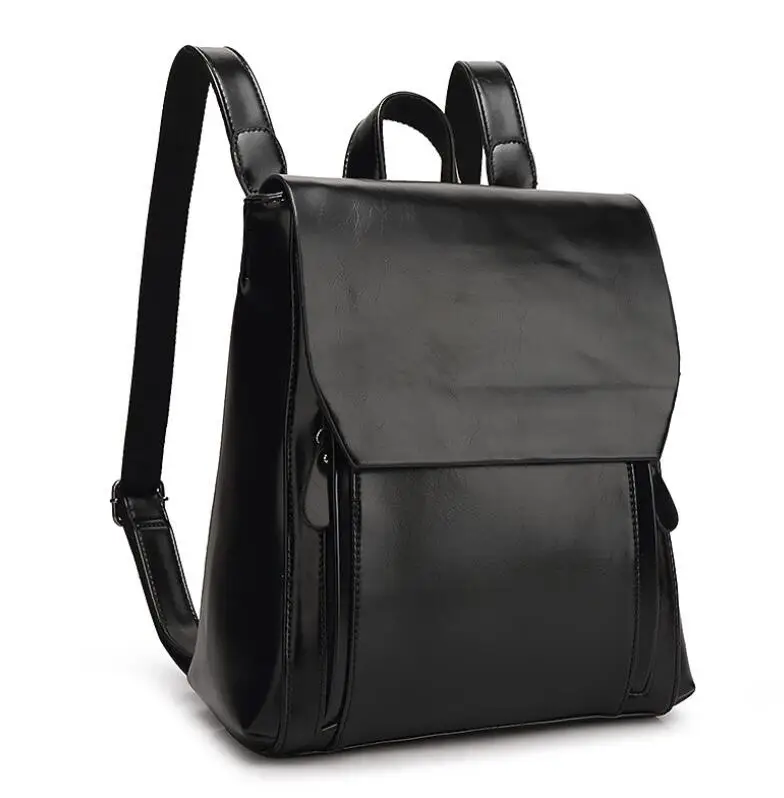 Новинка 2019 женский рюкзак из масляной и вощеной кожи универсальный