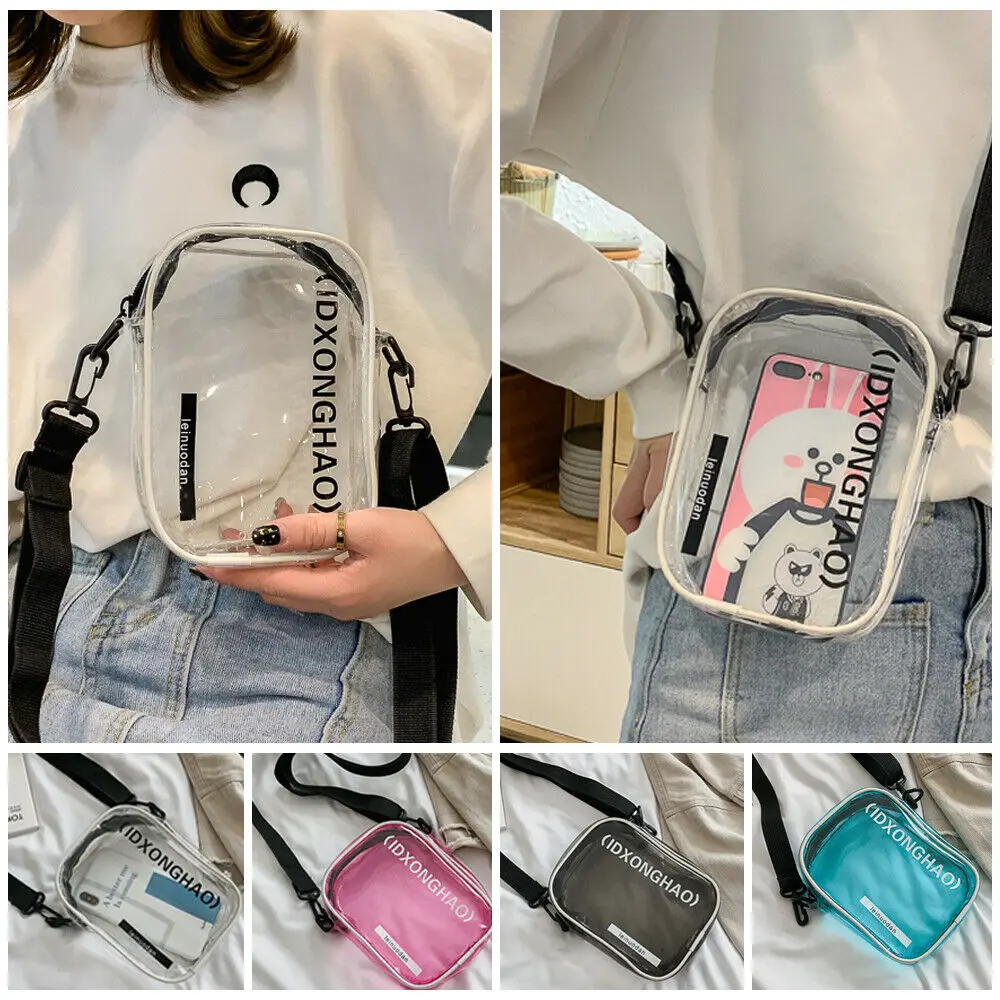 Женская сумка-мессенджер прозрачная из ПВХ с буквами алфавита 2019 | Багаж и сумки