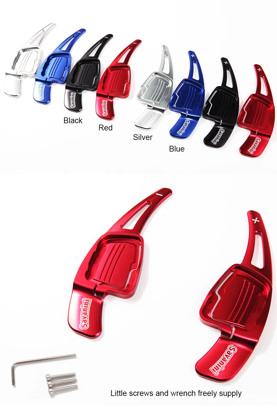 Savanini алюминиевый руль DSG Shift Paddle Shifter расширение для Audi new TT(), TTS(), Q7() A4 B9 A5 sportback