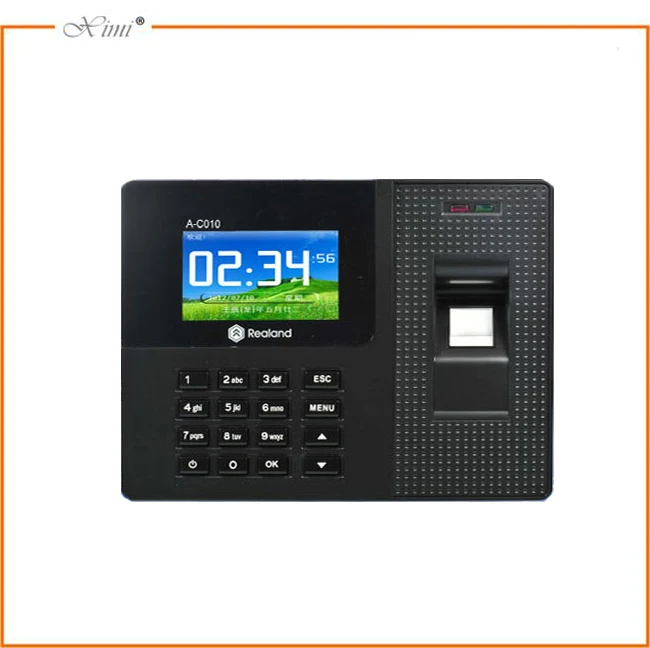 Низкая цена Фингерпринта цветной экран 800 пользователей отпечатков пальцев