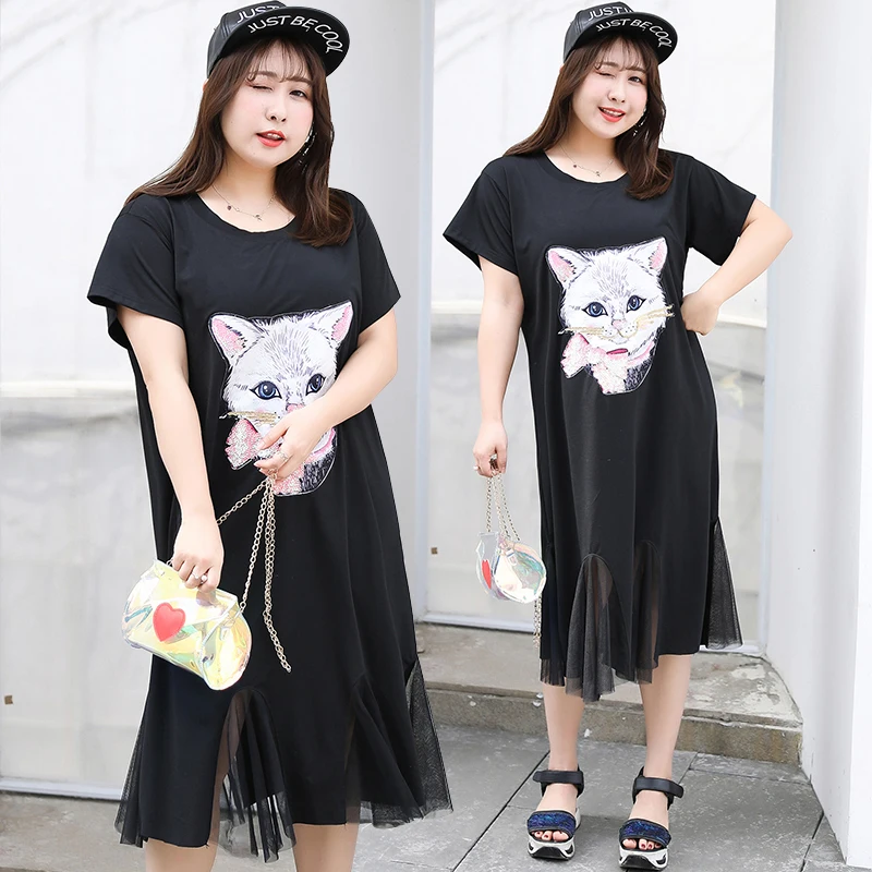 Корейский Стиль на каждый день из хлопка с О образным вырезом коротким рукавом