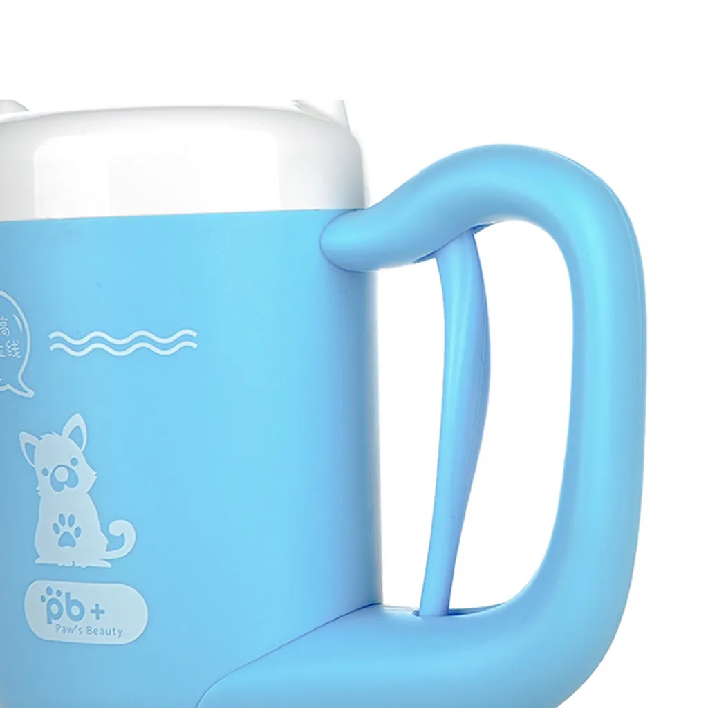 Trsnser Pet Dog Foot Cleaning Cup Paw Brush Pink Portable Clean Tool Washing ABS Washer Outdoors 19Mer27 P35 | Дом и сад